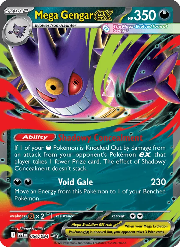 Carte Mega Ectoplasma ex — Phantasmal Flames Additionals