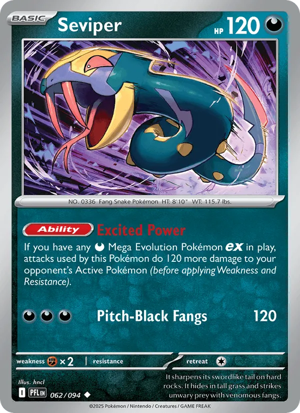 Carte Séviper — Phantasmal Flames Additionals