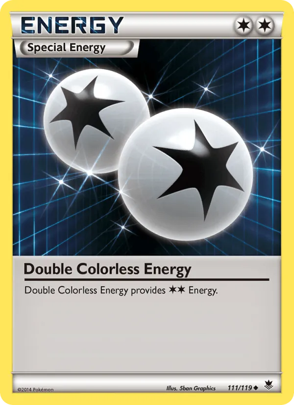 Carte Double Énergie Incolore — Phantom Forces