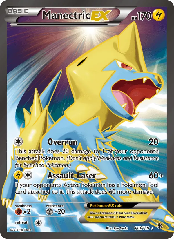 Carte Manectric EX — Phantom Forces