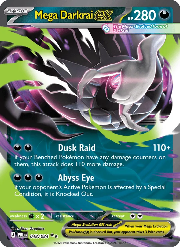 Carte Mega Darkrai ex — Pitch Black