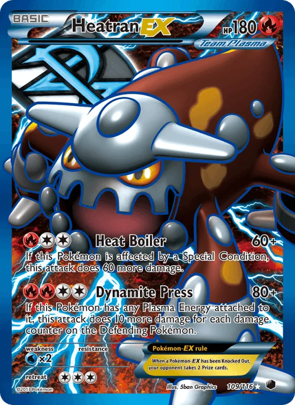 Carte Heatran EX — Plasma Freeze