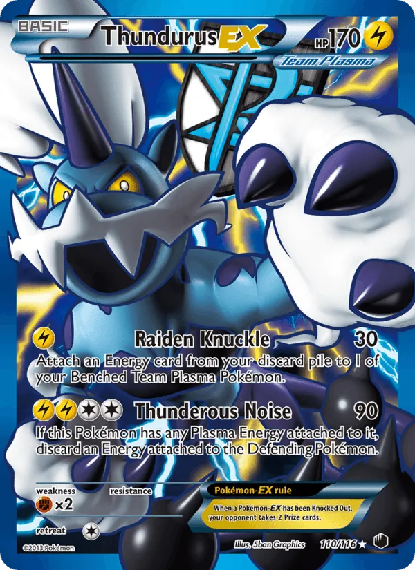 Carte Fulguris EX — Plasma Freeze