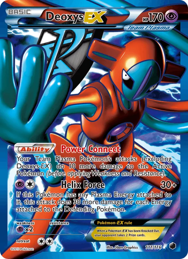 Carte Deoxys EX — Plasma Freeze