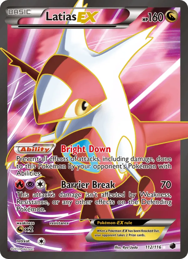 Carte Latias EX — Plasma Freeze