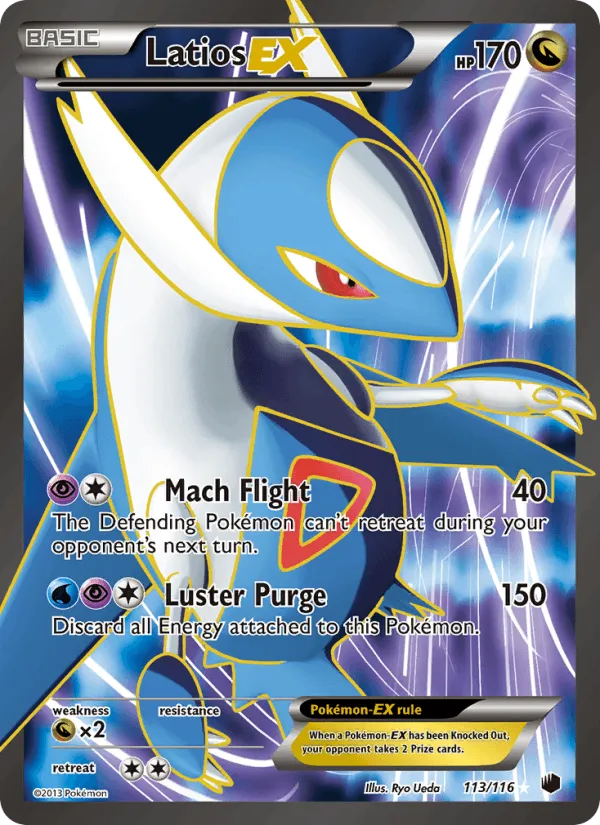 Carte Latios EX — Plasma Freeze