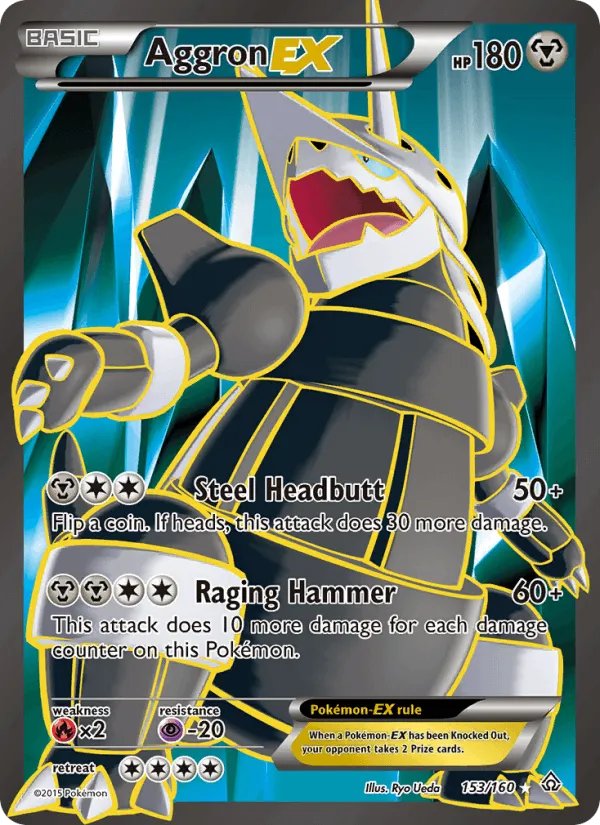 Carte Aggron EX — Primal Clash
