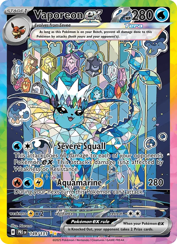 Carte Aquali ex — Prismatic Evolutions