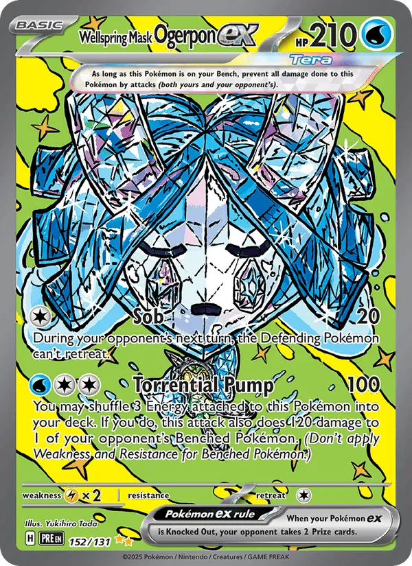 Carte Ogerpon Masque du Puits ex — Prismatic Evolutions