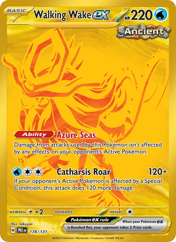 Carte Serpente-Eau ex — Prismatic Evolutions