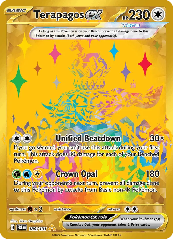Carte Terapagos ex — Prismatic Evolutions