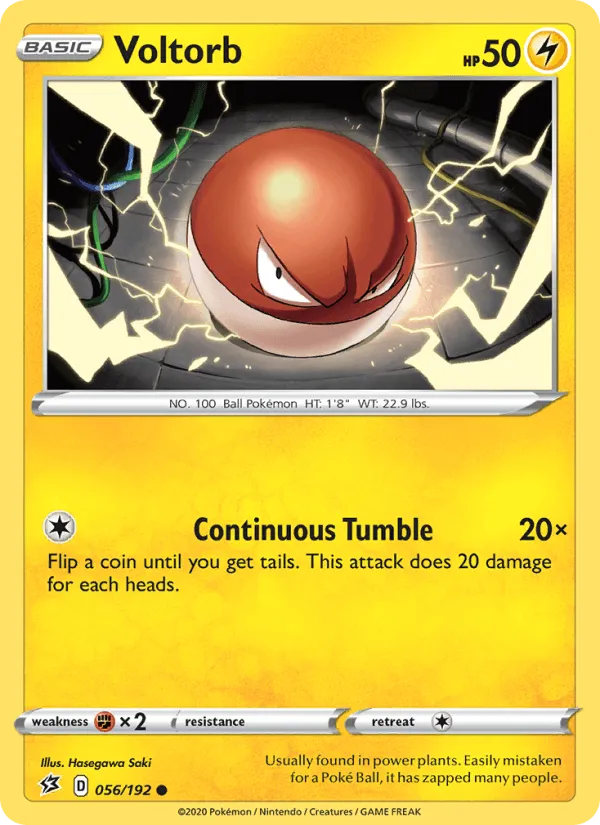 Carte Voltorb — Rebel Clash
