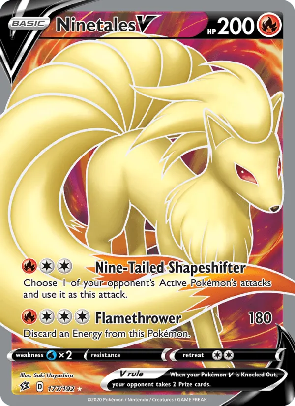 Carte Ninetales V — Rebel Clash