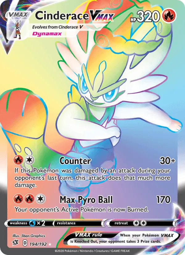 Carte Pyrobut VMAX — Rebel Clash
