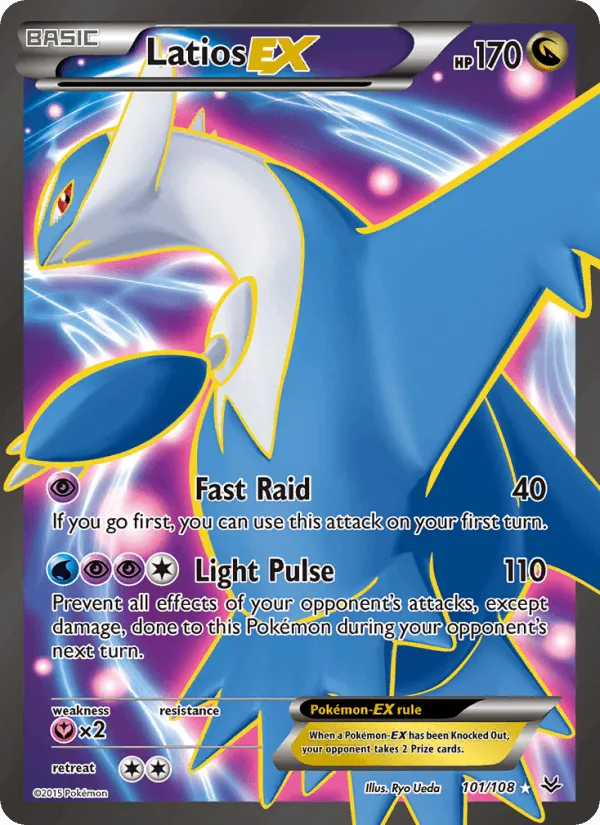 Carte Latios EX — Roaring Skies