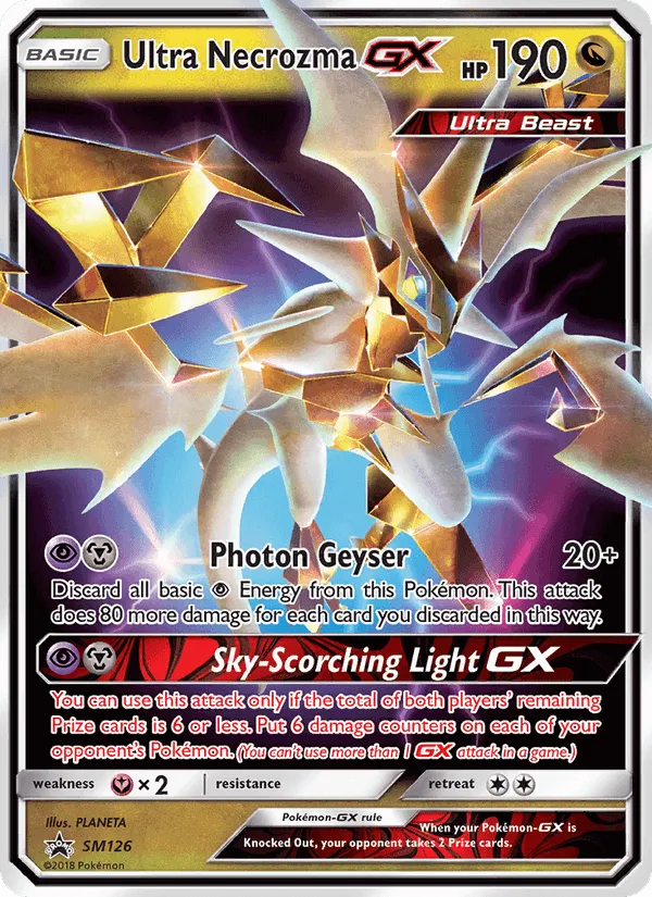 Carte Ultra Necrozma GX — SM Black Star Promos