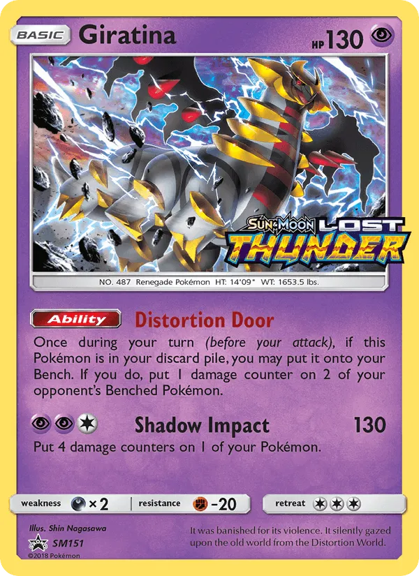 Carte Giratina — SM Black Star Promos