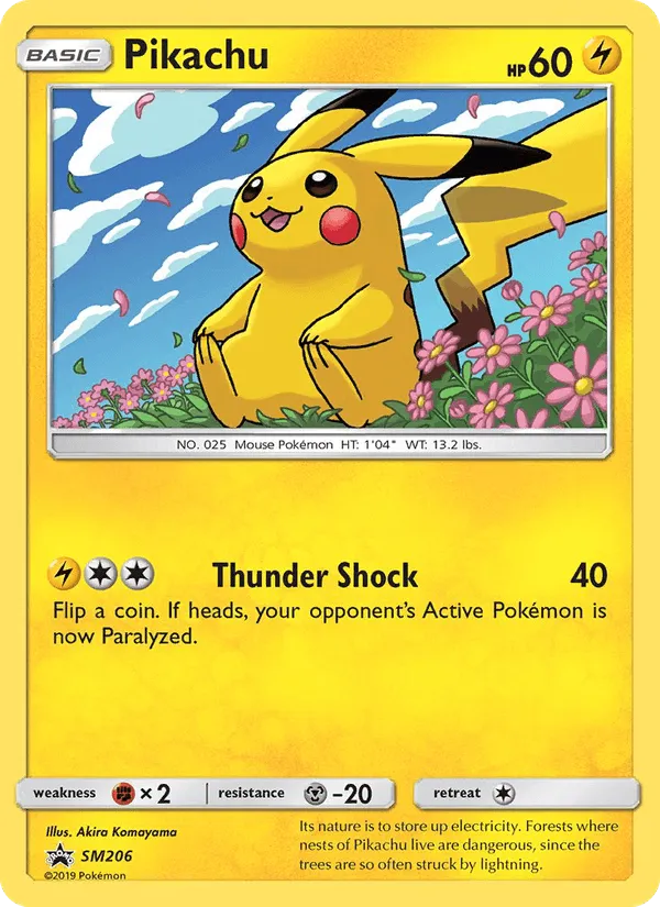 Carte Pikachu — SM Black Star Promos