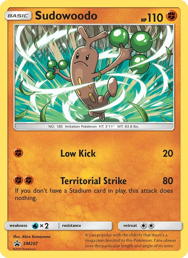 Carte Sudowoodo — SM Black Star Promos