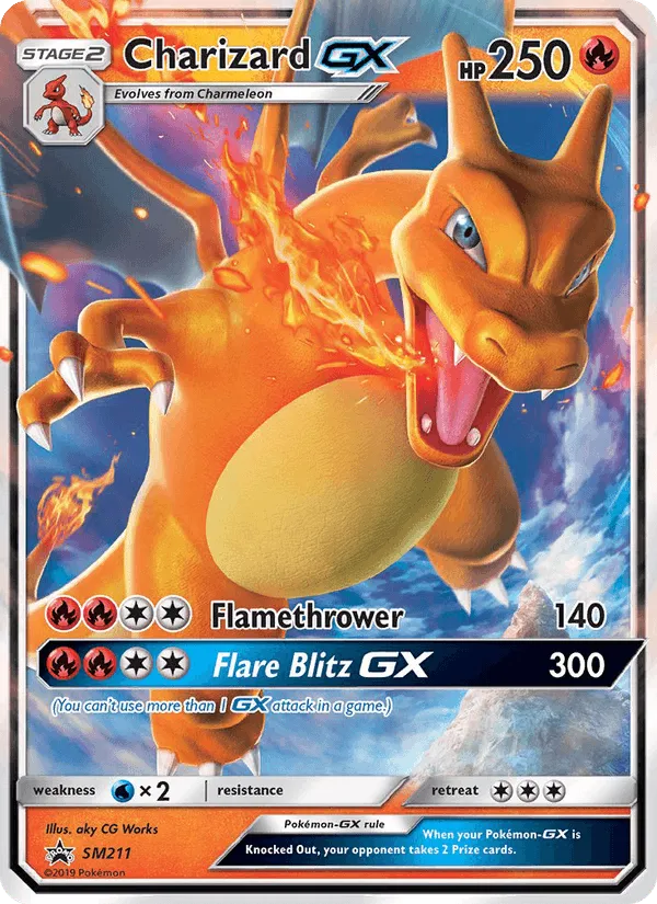 Carte Charizard GX — SM Black Star Promos