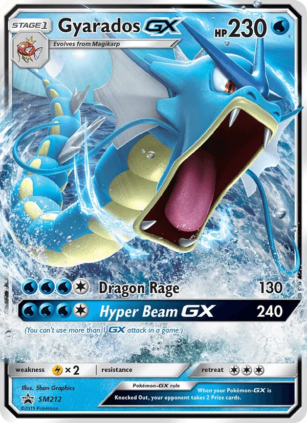 Carte Gyarados GX — SM Black Star Promos