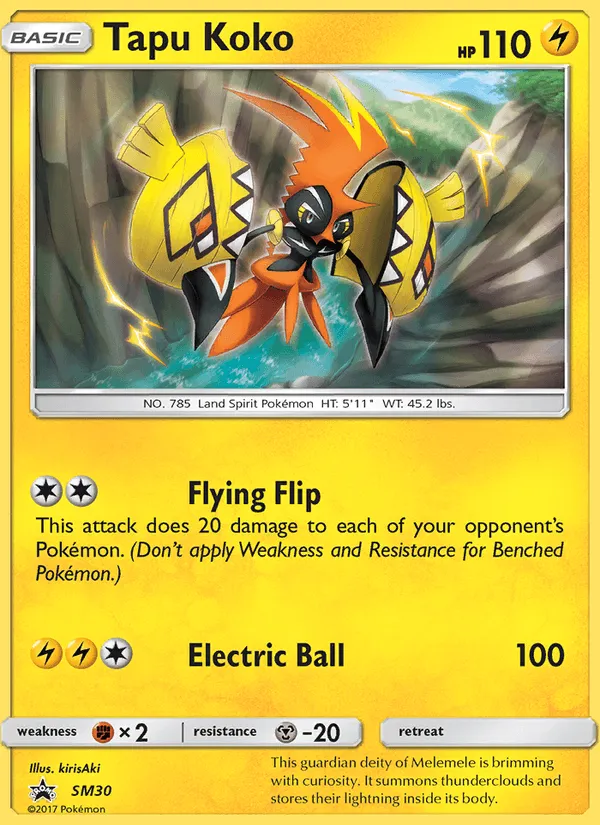 Carte Tokorico — SM Black Star Promos