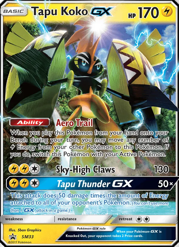 Carte Tokorico GX — SM Black Star Promos