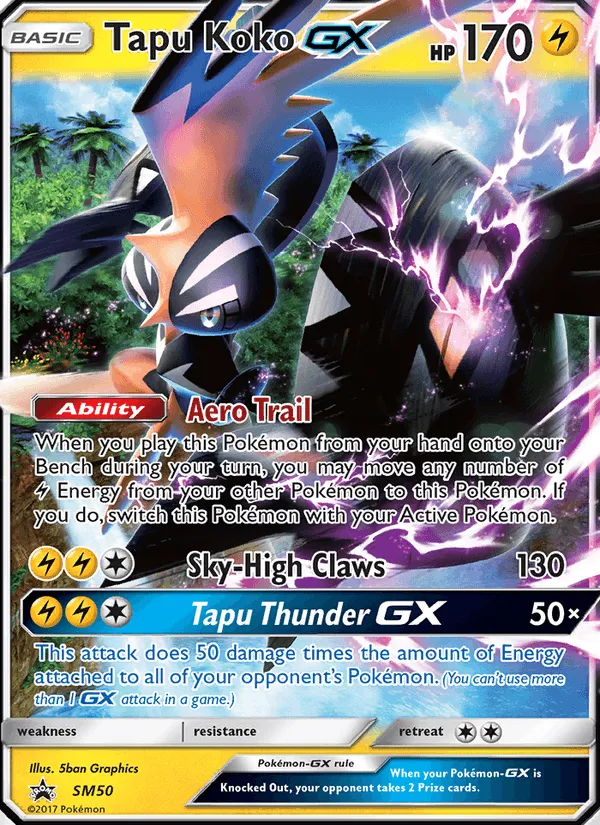 Carte Tokorico GX — SM Black Star Promos