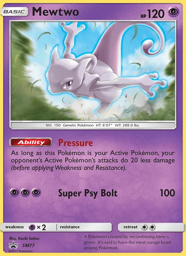 Carte Mewtwo — SM Black Star Promos