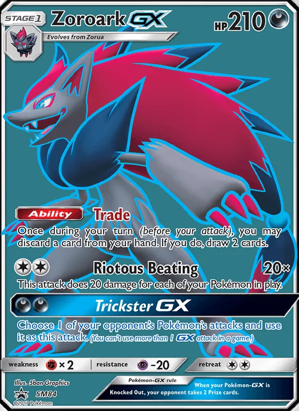 Carte Zoroark GX — SM Black Star Promos