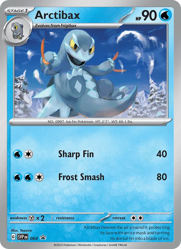 Carte Arctibax — SV Black Star Promos