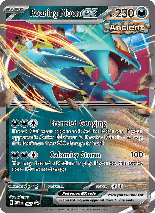 Carte Roaring Moon ex — SV Black Star Promos