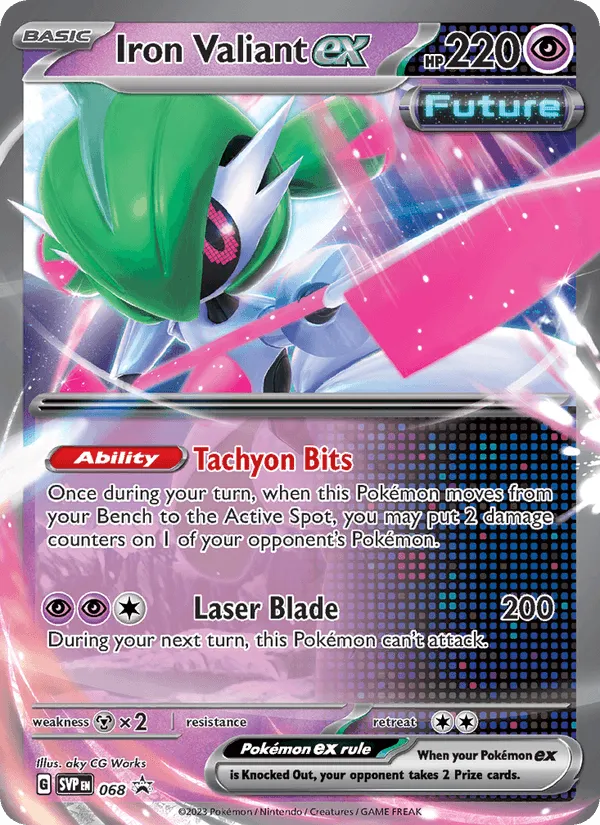 Carte Iron Valiant ex — SV Black Star Promos