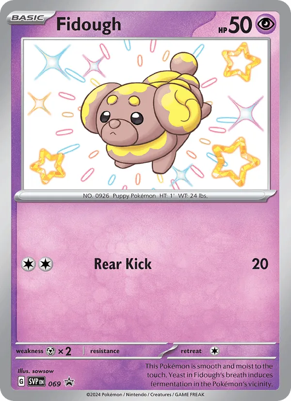Carte Pâtachiot — SV Black Star Promos