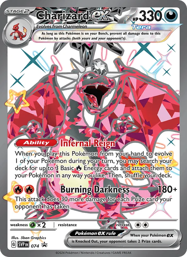 Carte Charizard ex — SV Black Star Promos