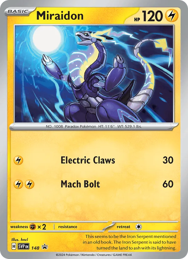 Carte Miraidon — SV Black Star Promos