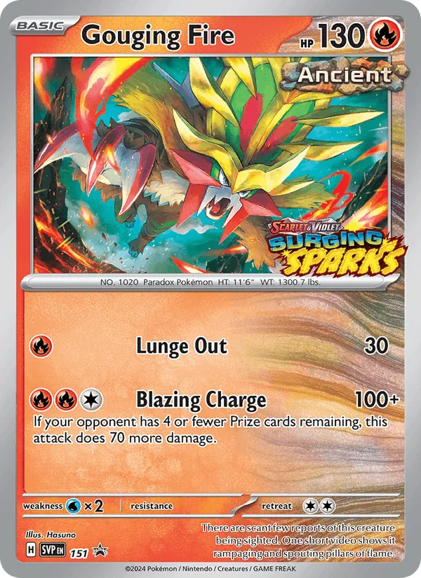 Carte Feu-Perçant — SV Black Star Promos