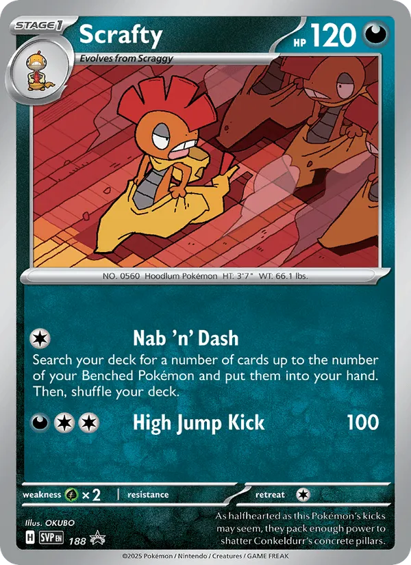 Carte Scrafty — SV Black Star Promos
