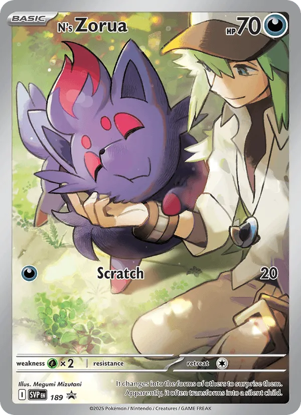 Carte Zorua de N — SV Black Star Promos