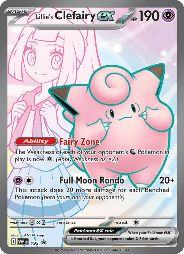 Carte Mélofée ex de Lilie — SV Black Star Promos