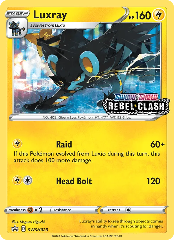 Carte Luxray — SWSH Black Star Promos