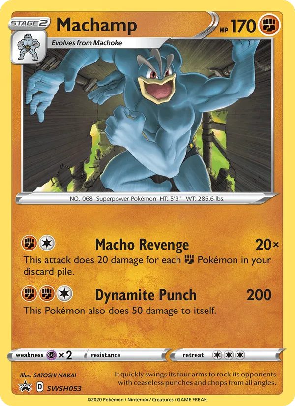 Carte Machamp — SWSH Black Star Promos