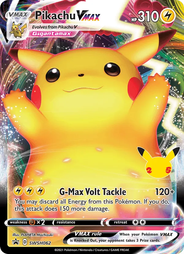 Carte Pikachu VMAX — SWSH Black Star Promos