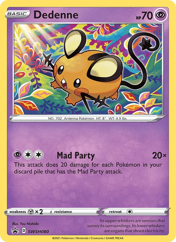 Carte Dedenne — SWSH Black Star Promos