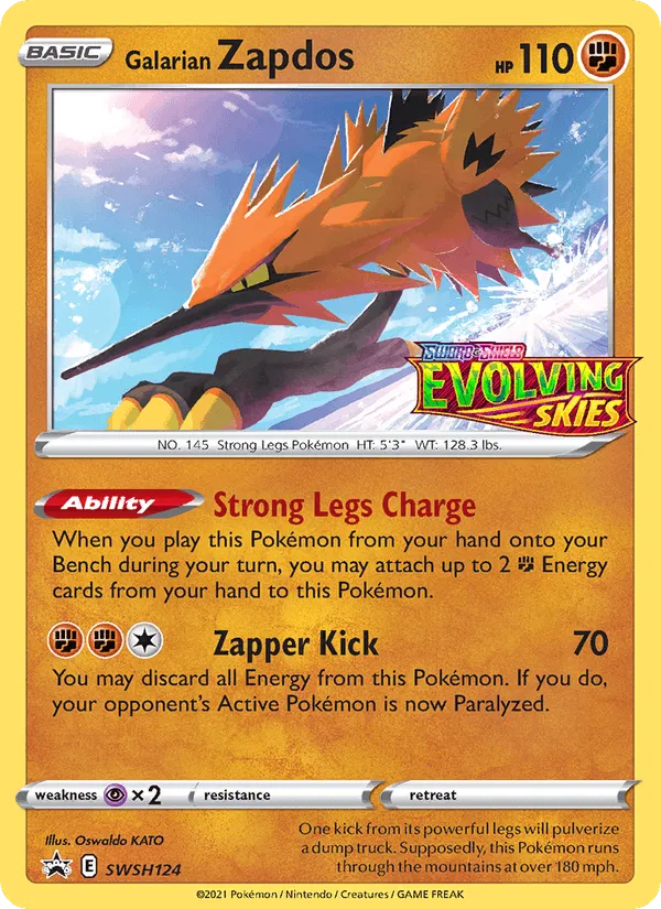 Carte Électhor de Galar — SWSH Black Star Promos