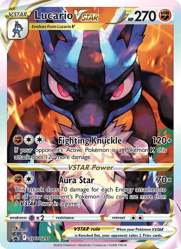 Carte Lucario VSTAR — SWSH Black Star Promos