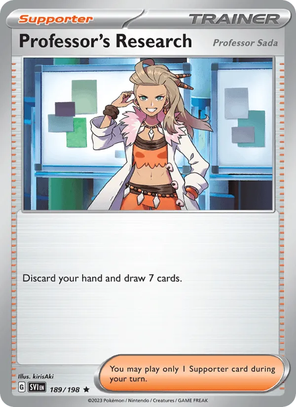 Carte Professor's Research — Scarlet & Violet