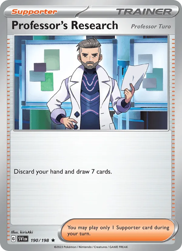 Carte Professor's Research — Scarlet & Violet