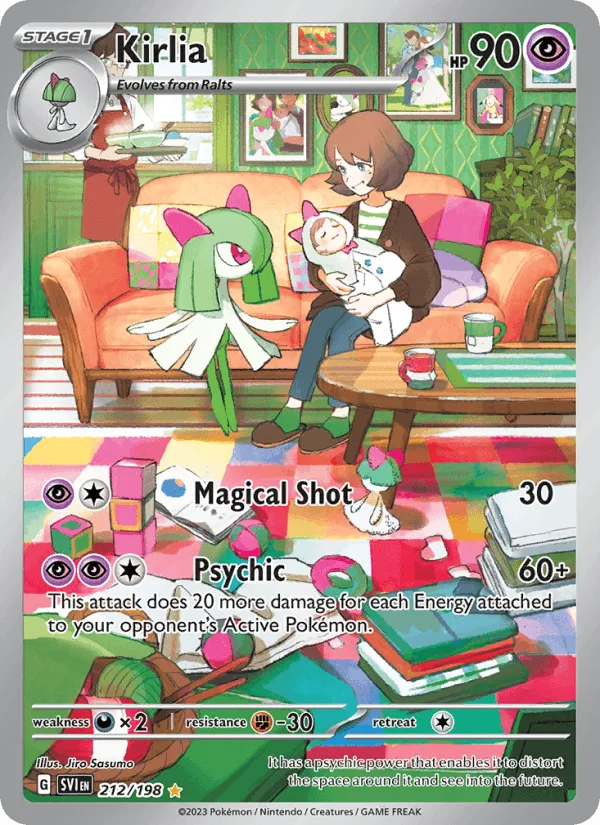 Carte Kirlia — Scarlet & Violet