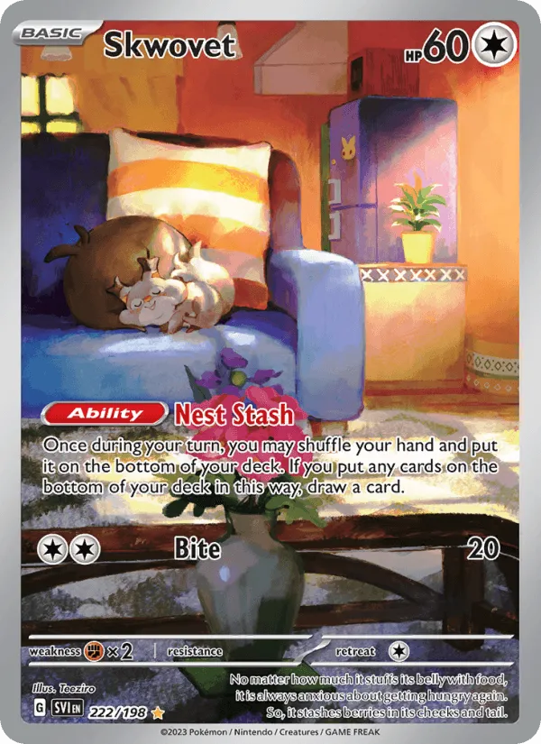 Carte Rongourmand — Scarlet & Violet